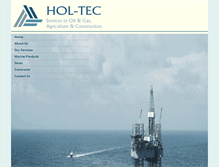 Tablet Screenshot of hol-tec.com